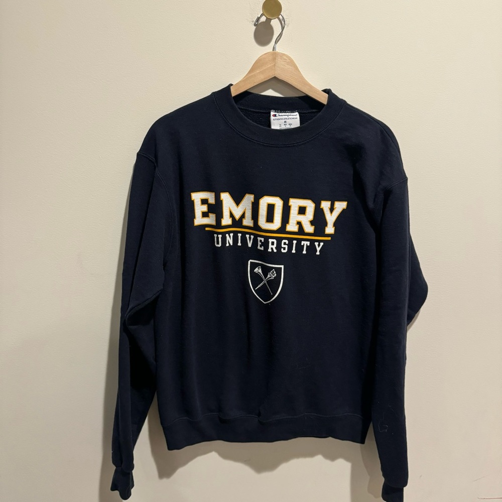 Vintage Champion sportswear Emory long sleeve sweatshirt crewneck top thick
